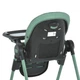 Дитячий складний стільчик для годування на колесах EL CAMINO ME 1037-B "CRYSTAL" сидіння екошкіра, Зелено-чорний - зображення 7