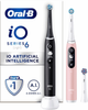 Набір електричних зубних щіток Oral-B iO6 Duo Pack Black Lava and Pink Sand (4210201448877) - зображення 1