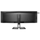 TFT 44,5" Philips 45B1U6900C, Dual QHD, VA, изгн., 2xHDMI, DP, USB-C, RJ-45, USB-hub, HAS, цв. - изображение 5