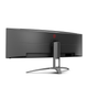 TFT 48.8" AOC AGON AG493QCX, Dual-FHD, VA, 144Гц, изогнутый, HDMIx2, DP, USB-hub, HAS, колонки, черный. - изображение 8
