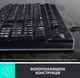 Комплект Logitech MK120 USB UA Black (920-002563) - изображение 6