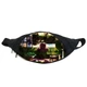 Поясная сумка бананка Невероятные приключения Джоджо JoJo Bizarre Adventure (GB Jojo 019) Gear Bag черная - изображение 1