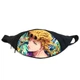 Поясная сумка бананка Невероятные приключения Джоджо JoJo Bizarre Adventure (GB Jojo 030) Gear Bag черная - изображение 1