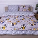 Простынь на резинке Бязь Crazy Cat Серый 90*190 высота 25 см - изображение 3