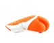 Боксерские перчатки Twins Velcro Extra Design BGVL6-MK White Orange (BGVL6-MK-WHOR-16oz) - изображение 3