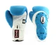 Боксерские перчатки Twins Velcro Extra Design BGVL6-MK White Lightblue (BGVL6-MK-WHLB-14oz) - изображение 1