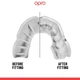 Капа OPRO Self-Fit GEN5 Bronze Level White (OSFGen5Bronze-WH) - зображення 2