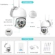Вулична IP камера відеоспостереження Zhunter WIFI IP 2.0mp поворотна з віддаленим доступом ICSee - зображення 3
