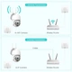 Вулична IP камера відеоспостереження Zhunter WIFI IP 2.0mp поворотна з віддаленим доступом ICSee - зображення 11