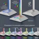 Підставка для геймерських навушників RGB New Bee NB-Z8 Silver (Z8S) - зображення 3