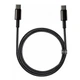 Кабель Baseus Tungsten Gold Fast Charging Data Cable Type-C to Type-C 100W 2m Black (CATWJ-A01) - зображення 1