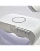 Настільна лампа-нічник Led Wireless Charging Speaker Google G11 (8527) 15W бездротова з колонкою, радіо, будильником та бездротовою зарядкою White - зображення 11