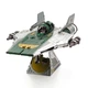 Металлический конструктор 3Д Metal Earth - Star Wars - Resistance A-Wing Fighter, MMS416 - изображение 5