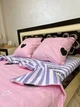 Комплект постельного белья Soft двуспальный 180х220 см сердечка Happy Valentine's розовый - изображение 2