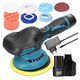 Полировальная машинка Waxing Polisher YK49 аккумуляторная с насадками 1250W (3_03720) - изображение 1