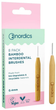 Zestaw szczoteczek do czyszczenia przestrzeni międzyzębowej Nordics Bamboo Interdental Brushes bambusowe 0.4 mm 8 szt (3800500324210) - obraz 1