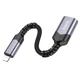 Переходник Lightning на USB для подключения флешек HOCO adapter (2A, USB2.0, 480 Mbps, OTG). Black - изображение 6