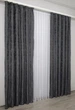 Комплект готовых штор VR-Textil Жаккард Sultan YL № 1211ш Графитовый 150х270 см 2 шт (33-0045) - изображение 5
