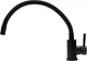 Смеситель кухонный FALA Black Flexible черный - изображение 2