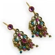 Серьги-подвески "Retro Charm" от Michal Negrin с сиреневыми кристаллами Swarovski - изображение 1