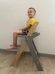 Стільчик зростаючий, помічник Монтессорі 77,5см Сірий - зображення 3
