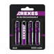 Батарейка аккумуляторная Arexes AAA, Ni-MH 1000 mAh 1.2 В, мини-пальчиковая, предзаряжаемая, 1 шт (51596) - изображение 2