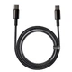 Кабель Baseus CATWJ-A01 Tungsten Gold Type-C to Type-C PD 100W/2м black - изображение 1