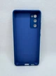 Чехол Silicone Cover Full для Samsung Galaxy S20 FE Синий - изображение 2
