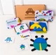 Деревянная мозаика для детей Монтессори Shapes Puzzle Головоломка - изображение 4