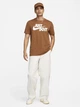 Футболка хлопковая длинная мужская Nike M Nsw Tee Just Do It Swoosh AR5006-281 XL Бежевая (0196975319138) - изображение 3