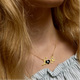 Срібний та позолочений кулон Spark зі Swarovski Love NGLOVEJ - зображення 2