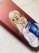 Чехол-книжка бордовый с рисунком на Samsung Galaxy A57 Девушка с паспортом (принт 13) - изображение 3