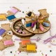 Шкатулка для рукоделия Wonderland Crafts + 18 бобинок FLZB(N)-050 (14*14*2.8см) - изображение 1