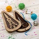 Шкатулка для рукоделия Wonderland Crafts FLZB(N)-022 (5,5*11см) Шкатулка для ножниц (7.5*13.5см) - изображение 1