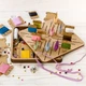 Шкатулка для рукоделия Wonderland Crafts + 46 бобинок FLZB(N)-062 (19*19*2.8см) - изображение 1