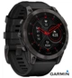 Титановий розумний годинник Garmin Epix Gen 2 Sapphire (010-02582-11) чорний з силіконовим ремінцем - изображение 1