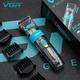Аккумуляторная машинка для стрижки волос VGR V-695 с LED-дисплеем и насадками - изображение 4