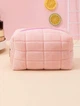 Косметичка жіноча плюшевая PLUSH 16см Рожева для косметики - зображення 2