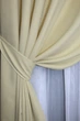 Комплект штор на люверсах VR-Textil Микровелюр SPARTA № 844ш Кремовый 150х250 см 2 шт (37-0006) - изображение 4