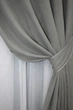 Комплект штор на люверсах VR-Textil Микровелюр SPARTA № 1093ш Серый 150х250 см 2 шт (37-0001) - изображение 5