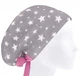 Медицинская шапочка женская HeadwearUniverse универсальная принт Звёзды на сером - изображение 1