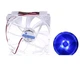 Кулер корпусной Voltronic C12025B Fan DC sleeve fan 4pin 120мм LED Blue - изображение 2