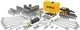 Набор инструментов головок, бит, шестигранных и накидных ключей DeWalt 1/4 и 3/8 на 142 предмета DWMT73802-1 - изображение 2
