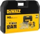 Набор инструментов головок, бит, шестигранных и накидных ключей DeWalt 1/4 и 3/8 на 142 предмета DWMT73802-1 - изображение 5