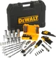 Набір інструментів головок, біт, шестигранних і накидних ключів DeWalt 1/4 і 3/8 на 89 предметів DWMT73800-1 - зображення 1
