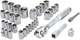 Набор инструментов головок DeWalt 1/4 и 3/8 на 34 предмета DWMT45034-0 - изображение 3