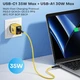 Зарядний пристрій Asometech |Type-C, 35W/3A, PD/QC| для Xiaomi/Huawei/Samsung/LeEco/Realme c кабелем Type-C - зображення 5