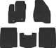 EVA килимки EVAtech в салон авто Ford Explorer (U502) 2010-2019 5 покоління SUV EU 5 шт Black (FD21954CV5FC2RBB) - зображення 1