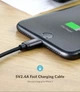 Кабель зарядный Ugreen MFi сертифицированный lightning с алюминиевым корпусом 0.5М Black (US199) - изображение 13