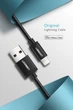 Кабель зарядный Ugreen MFi сертифицированный lightning с алюминиевым корпусом 0.5М Black (US199) - изображение 14